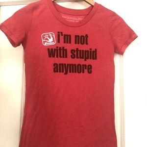 Abercrombie & Fitch tee.